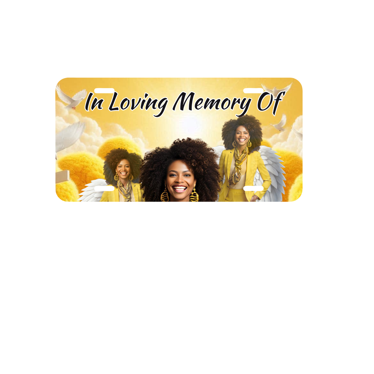 Memorial License Plate