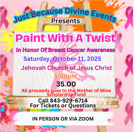 Paint With A Twist/ Breast Cancer Edition